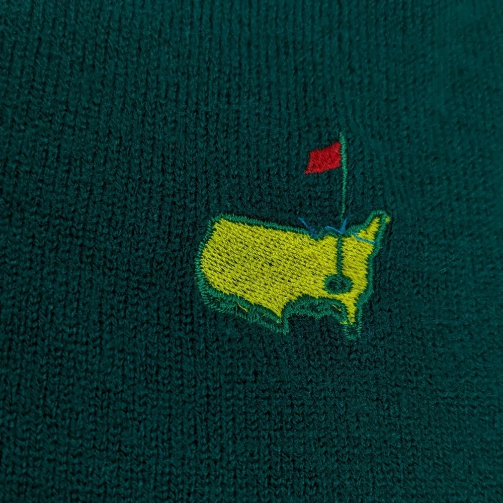 Slazenger Augusta National Golf Shop Masters Pullover Sweater Long Sleeve L Vint